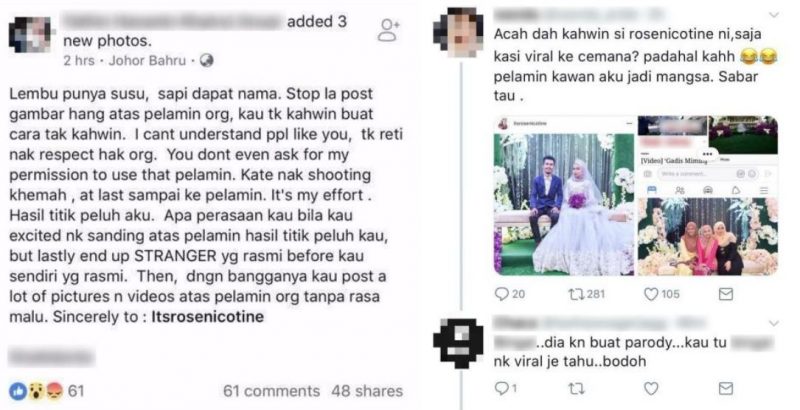 ‘Fikir Secara Logik, Saya Tukar Baju Di Rumah Pengantin’ – Gadis Viral Miming Atas Pelamin Beri Penjelasan