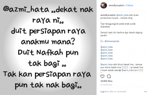 "Elok Di Baling Batu Panas Kau Ni..." - Buat Kesekian Kalinya, Kak Lina Pom Pom Tempelak Bekas Suami! 5 “Elok Di Baling Batu Panas Kau Ni…” – Buat Kesekian Kalinya, Kak Lina Pom Pom Tempelak Bekas Suami!