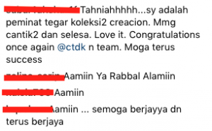 Doakan Semoga Perniagaan Saya Berjaya & Diberkati,”- Siti Nurhaliza