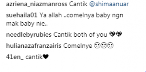 [GAMBAR] &#8220;Comelnya Baby Dengan Mak Baby Ni&#8230;&#8221; &#8211; Netizen Puji Majlis Akikah Puteri Sulung Shima Anuar