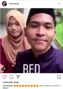 “That Is Me And My Sister!” – Nicki Minaj Muat Naik Video Peminat Melayu Raih 1.65 Juta Tontonan di IG!