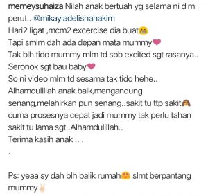 Mikayla Delisha Hakim Nama Anak Memey & Norman, Tapi Macam Biasa…
