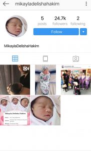 Mikayla Delisha Hakim Nama Anak Memey & Norman, Tapi Macam Biasa…