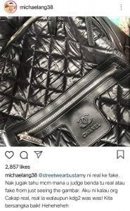 “Ni Real Ke Fake?” – Hebat Soalan Michael Ang Pada Pemilik Akaun Instagram!