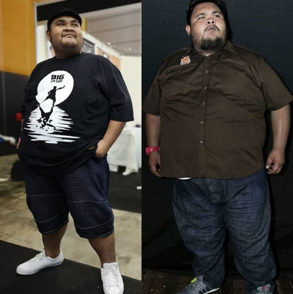 “Work Hard, Goodluck Idola,” – Netizen Bagi Sokongan Bila Abam Bocey Berjaya Turun 30KG