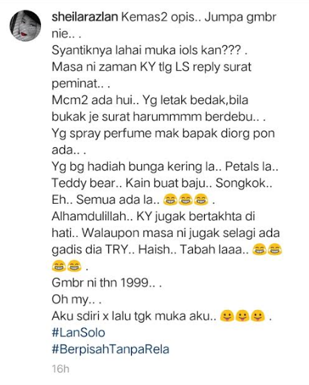 'Sweet'nya Isteri Lan Solo 'Throwback' Foto Lama Mereka 19 Tahun lalu, Mengaku Pernah Jawabkan Surat Peminat 6 ‘Sweet’nya Isteri Lan Solo ‘Throwback’ Foto Lama Mereka 19 Tahun lalu, Mengaku Pernah Jawabkan Surat Peminat