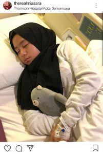 [GAMBAR] “Terima Kasih Kepada Semua Yang Mendoakan Mia,”- Mia Sara Jawab Isu Masuk Wad