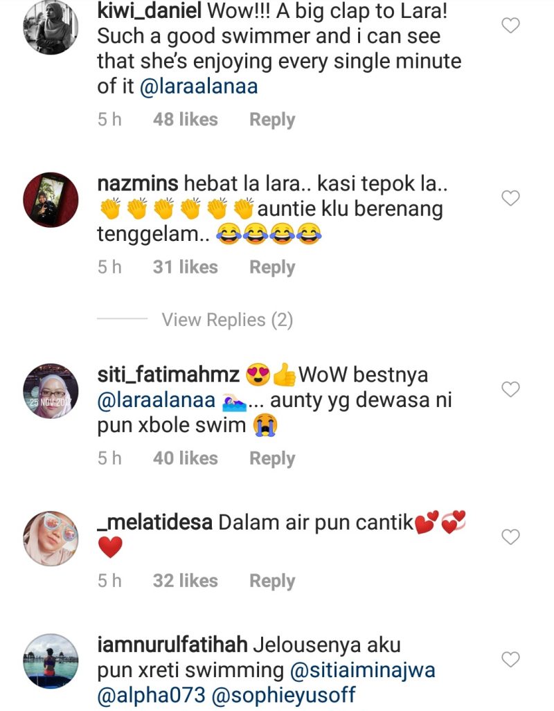 [VIDEO] &#8220;Prettiest Mermaid Ever,&#8221;- Netizen Kagum Tengok Kebolehan Lara Alana Berenang Dengan Lancar, Comelnya!