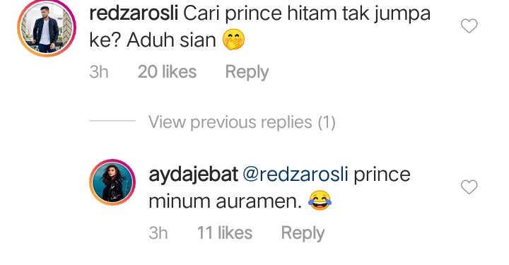 "Cari Prince Hitam Tak Jumpa Ke?," -Alahai, Comelnya Redza Rosli 'Kacau' Ayda Jebat