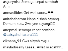“Get Well Soon Sayang,” – Zain Saidin Muat Naik Foto Aaisyah Di Hospital, Tangan Berbalut. Kenapa?