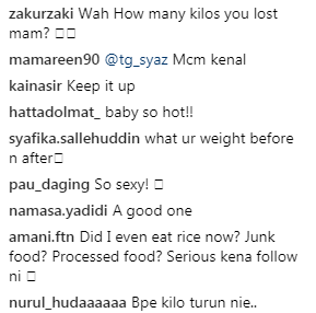 [GAMBAR] "Share Your Journey," - Ini Permintaan Netizen Pada Ainul Aishah Cara Raih Tubuh Idaman