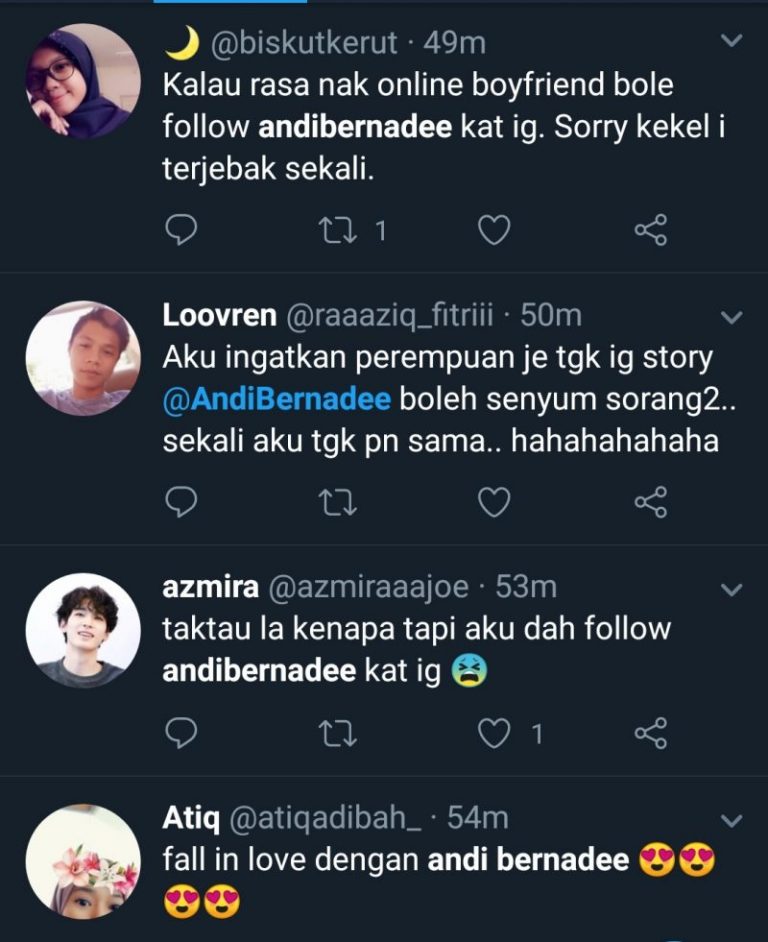 video telatah andi bernadee di ig pasti buat gadis single video telatah andi bernadee di ig pasti buat gadis single