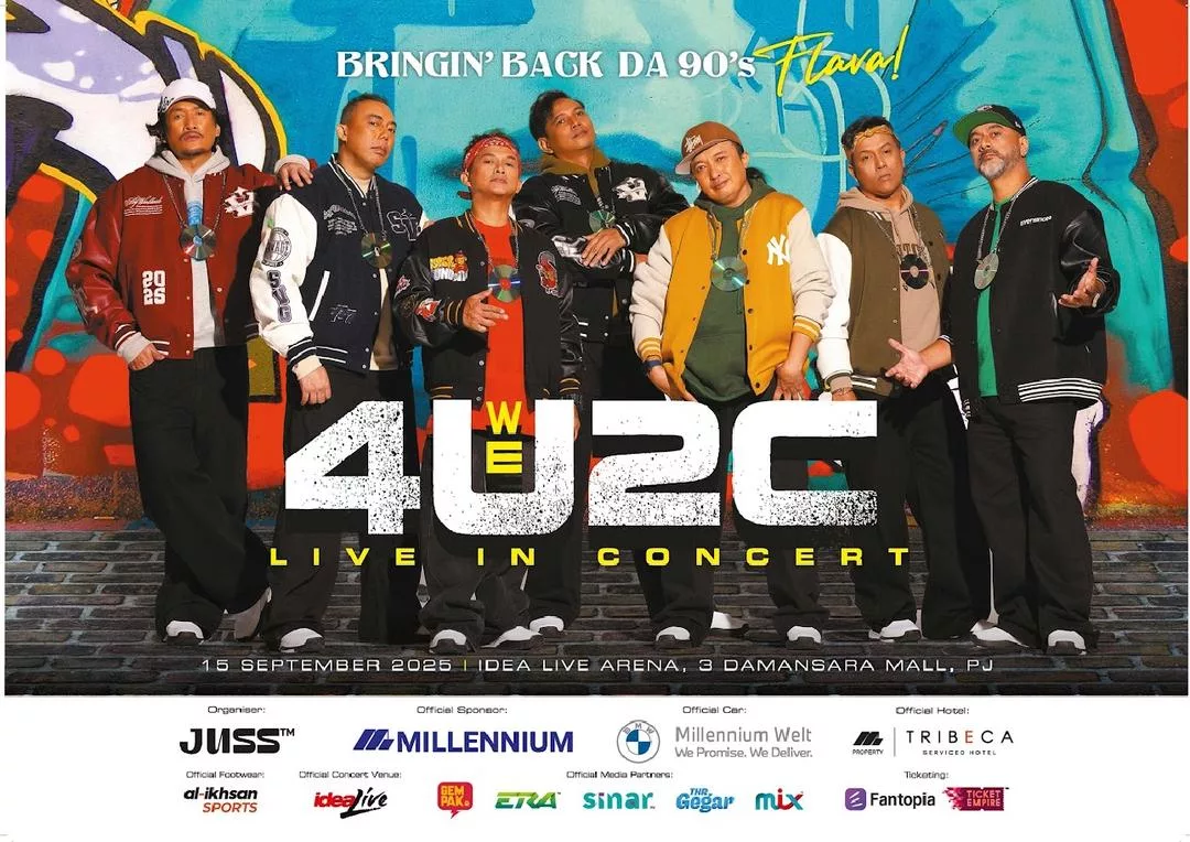 Tiket Paling Murah RM155 Saja! ‘Comeback’ 4U2C Penuh Nostalgia Selepas Hampir 3 Dekad