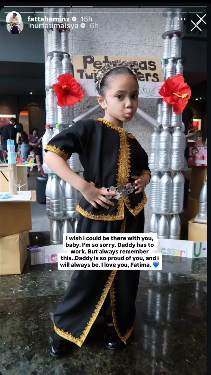 “Daddy Mohon Maaf, Perlu Pergi Kerja” — Fattah Amin Bersebab Tak Hadir Acara Sekolah Fatima