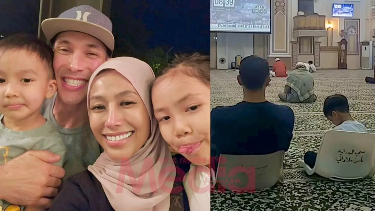 Lana Nodin Tersentuh, Suami Mualaf Ajak Ke Masjid Lepas Wayang - “Terima kasih Allah SWT…Teruskan Istiqamah, Hidayah Tu Mahal.”