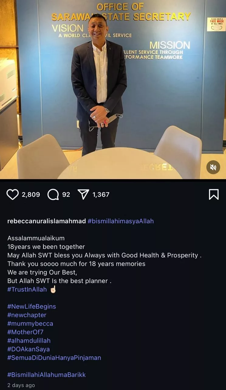 Tulisan ‘Single Mother Of 7’ Rebecca Nur Al Islam Jadi Sorotan – “Terima Kasih Untuk Memori 18 Tahun…”