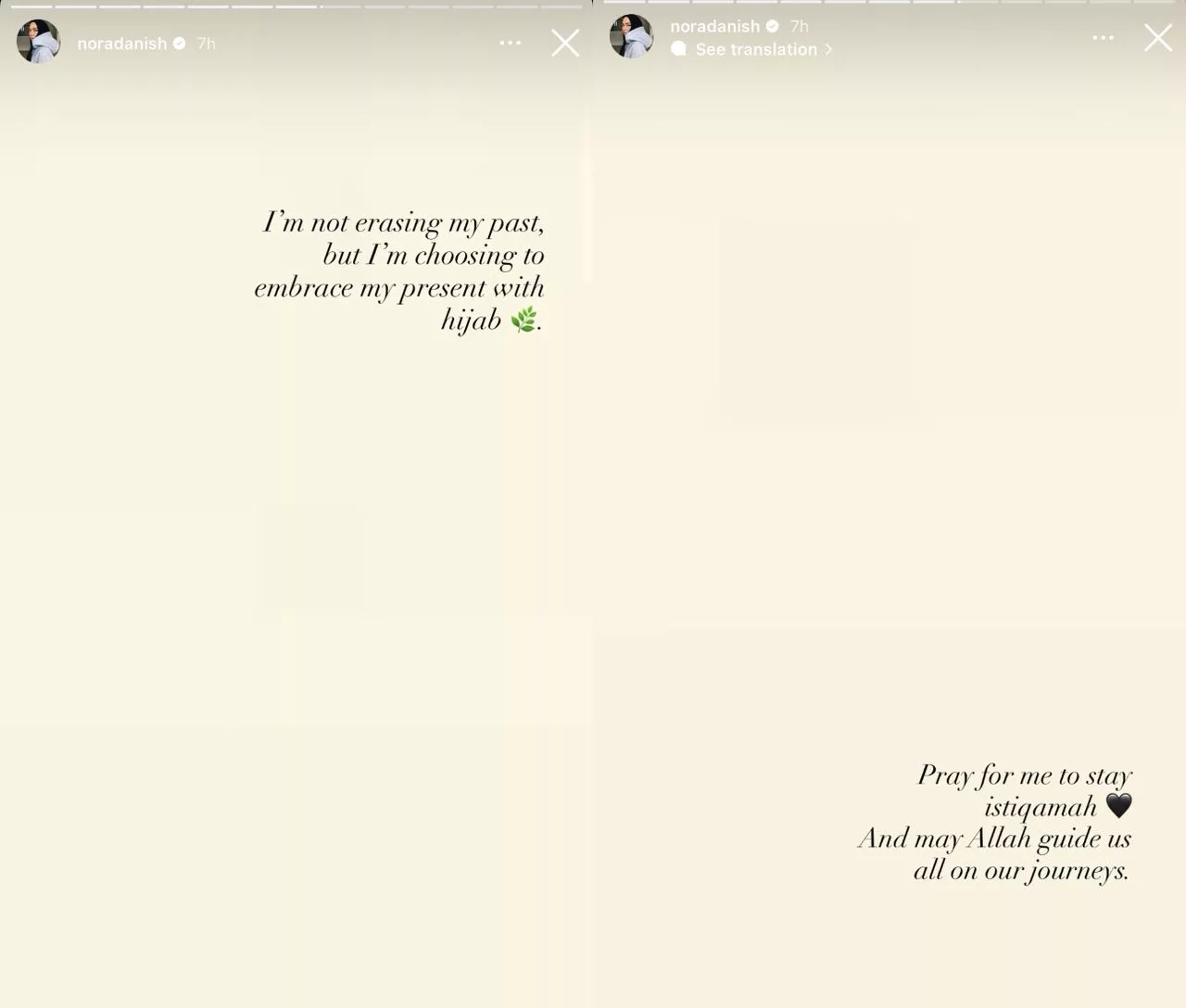 Nora Danish Dalam Proses Padam 24,000 Foto Lama Yang ‘Free Hair’ – “Bab baharu, Bismillah…”