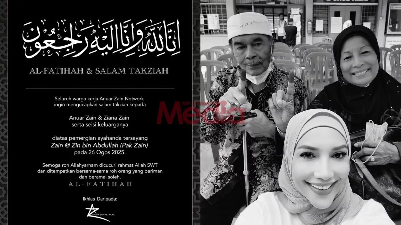 Bapa Ziana Zain Meninggal Dunia, Al-Fatihah