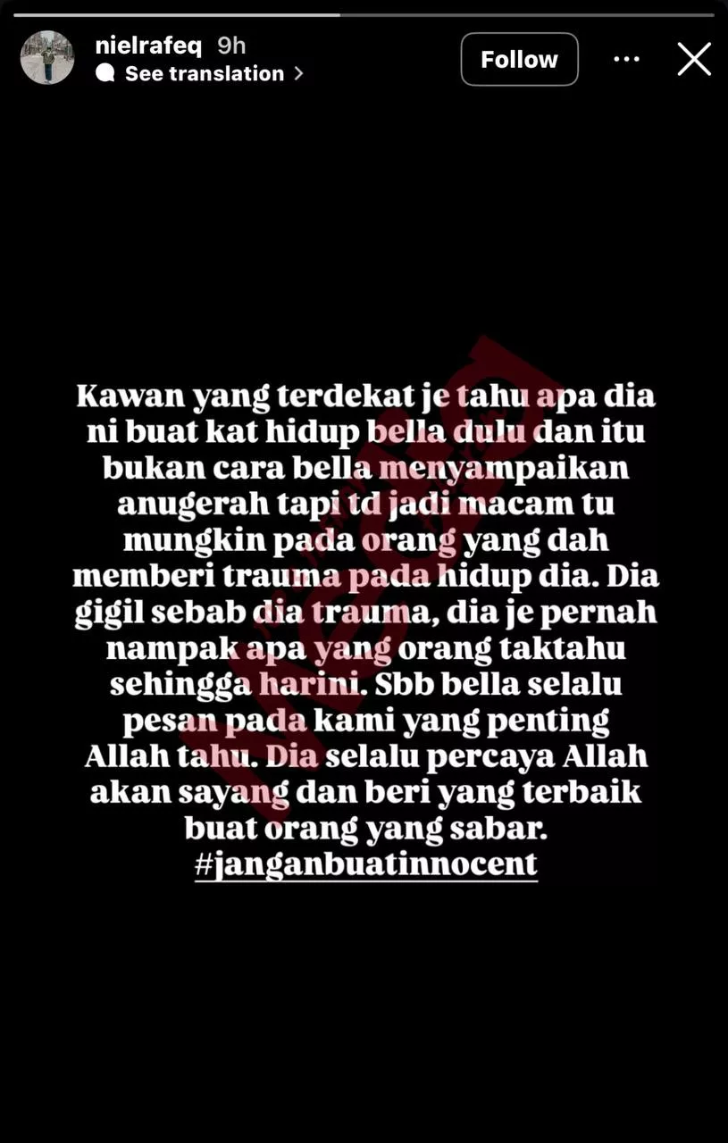 Pembantu Peribadi Pertahan Tindakan Bella Astillah Ketika Sampaikan Anugerah – “Dia Gigil Sebab Dia Trauma.”