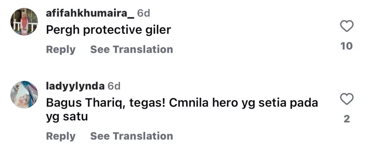 “Macam Ni Lah Kita Nak,” - Netizen Cair Sikap Tegas Thariq, Setia Pertahankan Radwa! Bukan Hero Klise & Senang Digula-Gulakan 20 “Macam Ni Lah Kita Nak,” – Netizen Cair Sikap Tegas Thariq, Setia Pertahankan Radwa! Bukan Hero Klise & Senang Digula-Gulakan