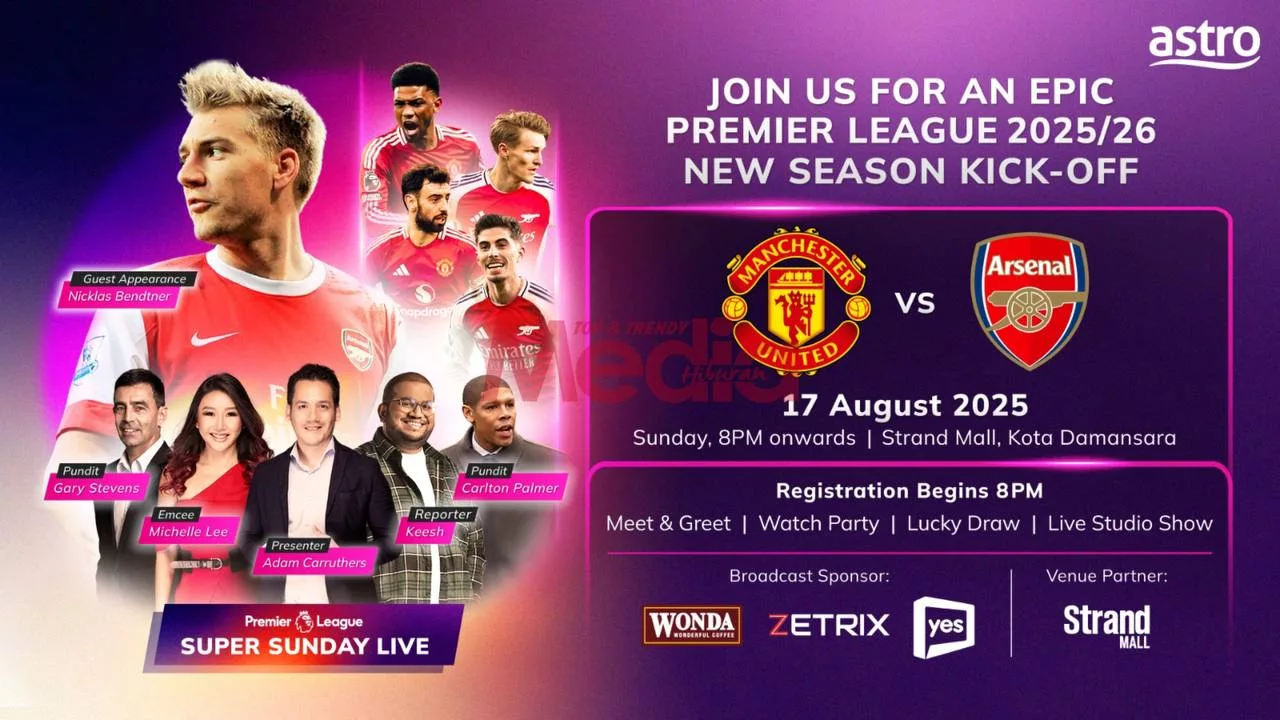 Astro Anjur Watch Party Manchester United Vs Arsenal, Peluang Ramah Mesra Bersama Lagenda PL, Nicklas Bendtner!
