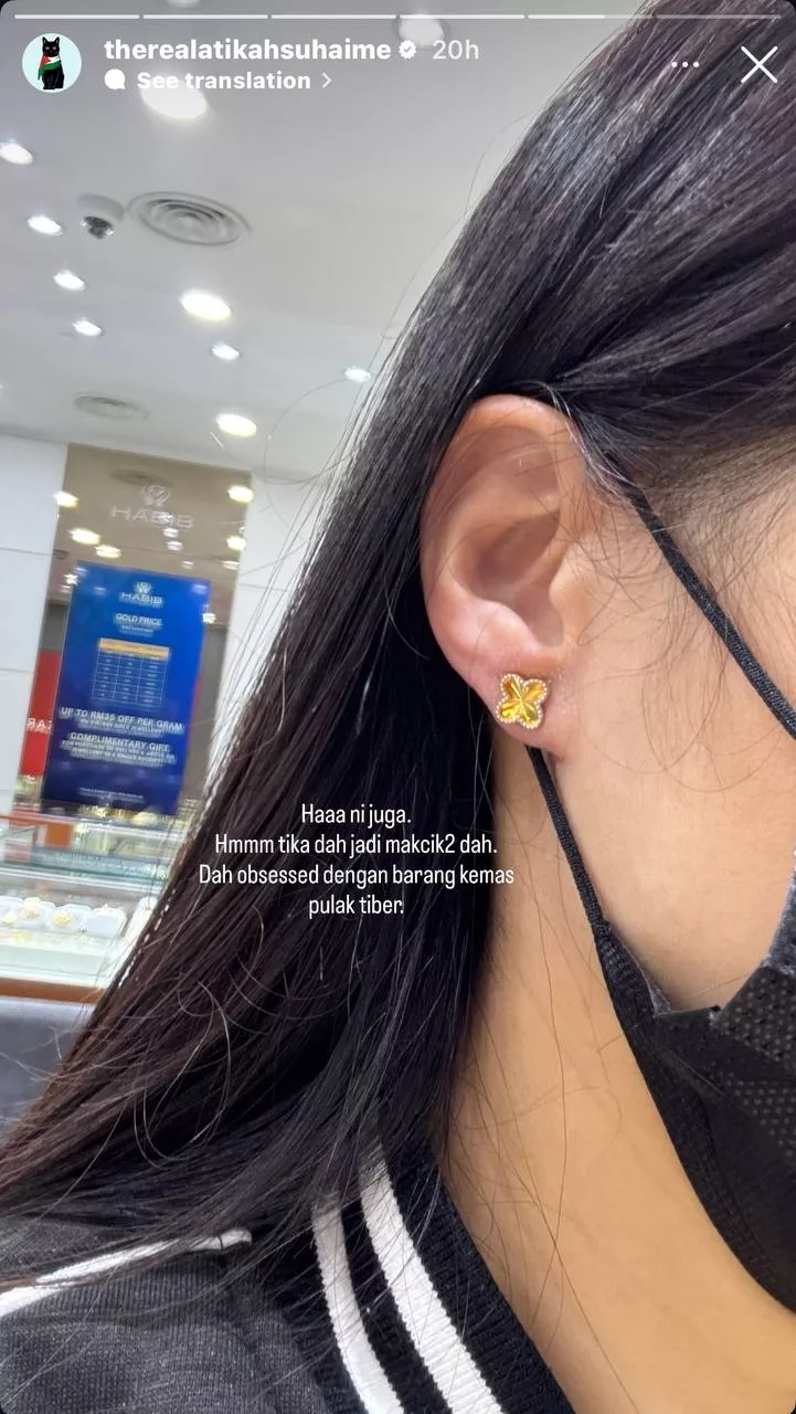 “Daripada Cari Desserts Manis-Manis…,” – Datin Atikah Suhaime Reward Diri Dengan Emas, Ganjaran Lepas Bersenam