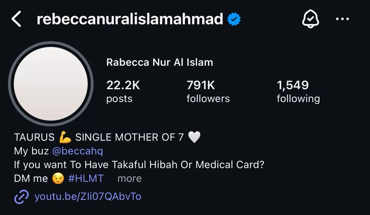 Tulisan ‘Single Mother Of 7’ Rebecca Nur Al Islam Jadi Sorotan – “Terima Kasih Untuk Memori 18 Tahun…”