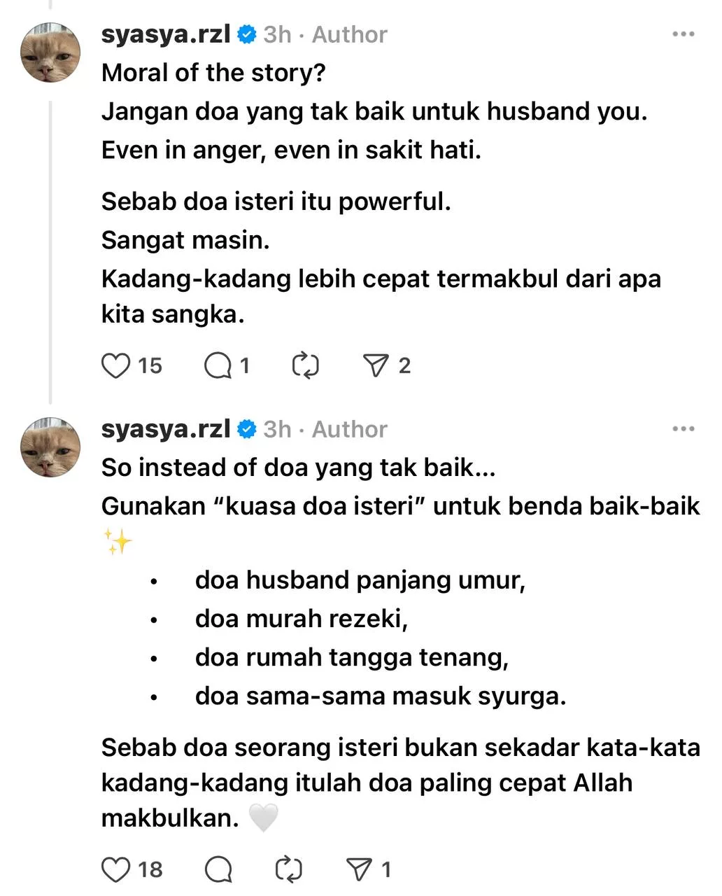 “Mulut Isteri Memang Masin…,” – Tak Sengaja Doa Suami Demam, Syasya Rizal Menyesal