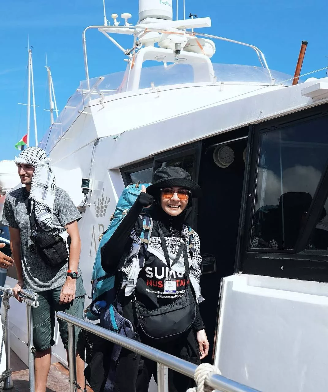 “Doakan Kami…,” – Kapal Global Sumud Flotilla Dikejutkan Kehadiran Dron Pemantau, Zizi Kirana Kongsi Keadaan Terkini