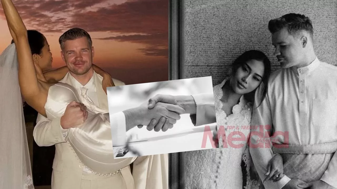 “Awak Sangat Cantik…,” - Sabronzo Akhirnya Kongsi Foto Nikah Dengan DJ Dash Berlin, Netizen & Rakan Artis Ucap Tahniah