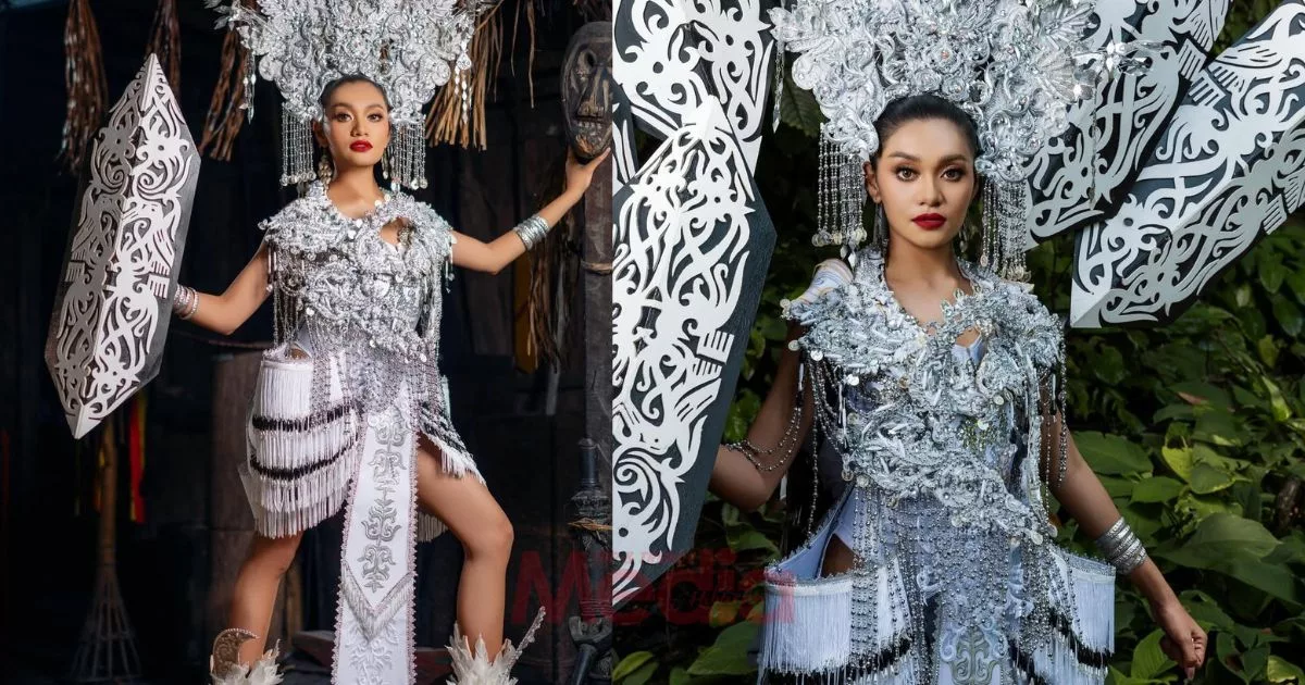 Viviana Lin Winston Bawa Semangat 'Ratu Terabai Iban' Di Pentas Miss Grand International 2025