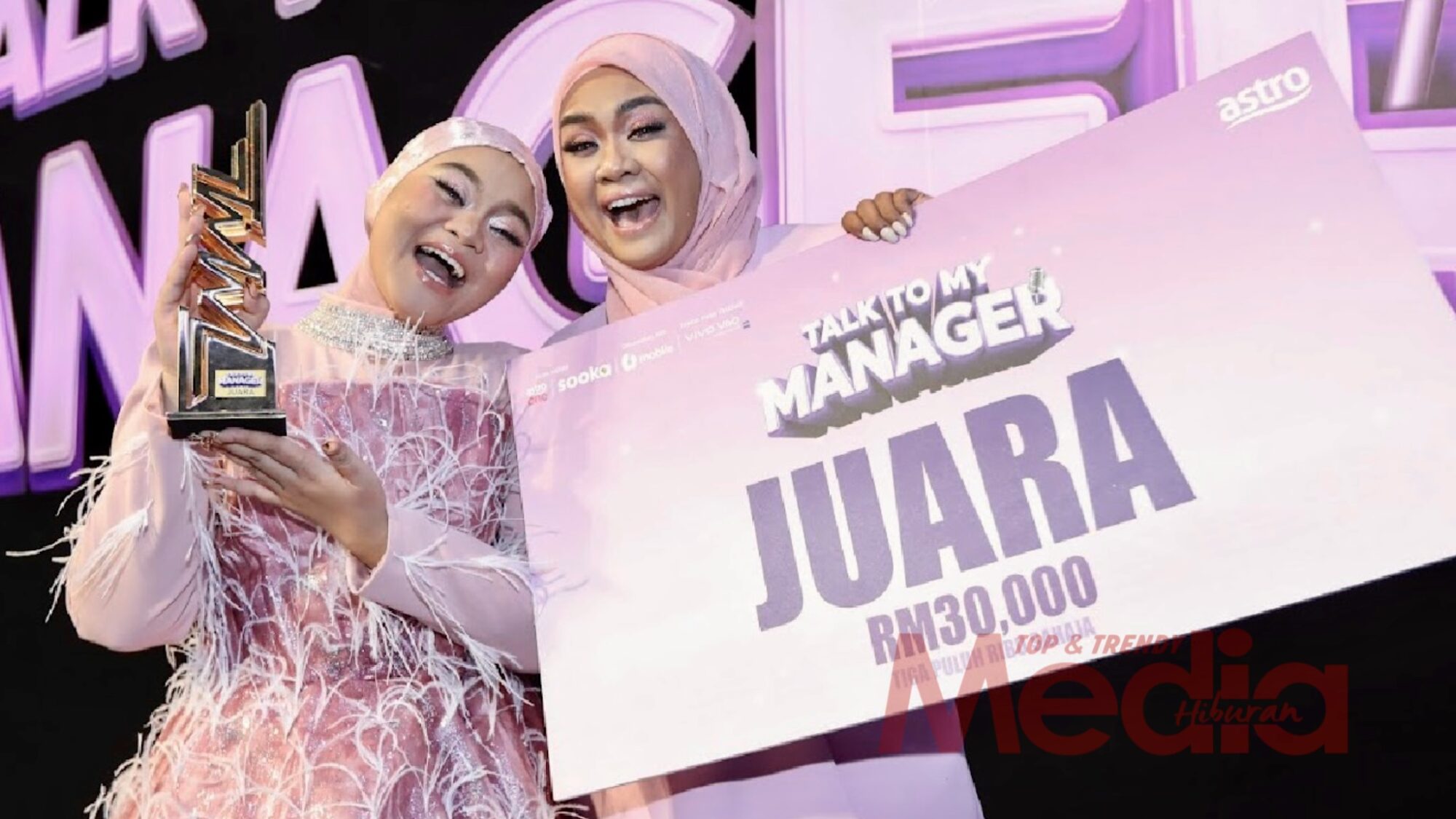 Liza Hanim & Marsya Juara Sulung Talk To My Manager Dengan 84.83% Markah, Kaut RM30,000!