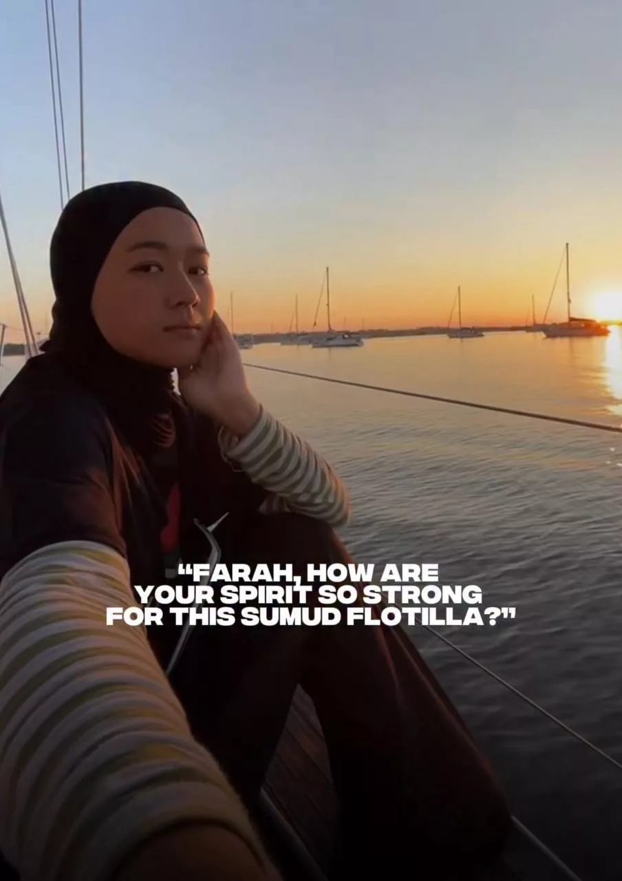 “Mereka Sembur Air Dengan Sangat Kuat Sehingga Kami Terpelanting,” – Farah Lee