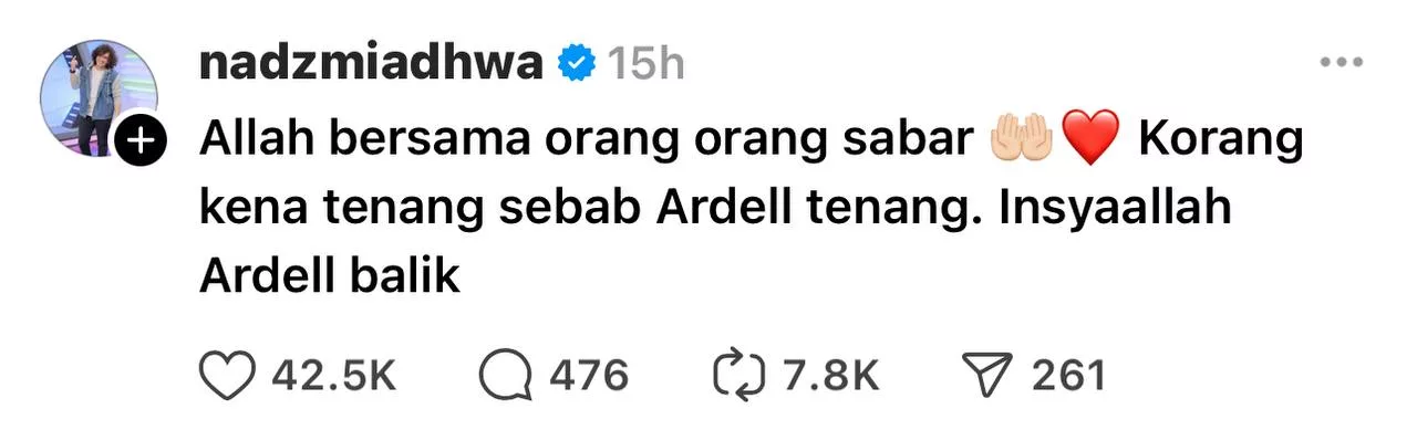 “Semoga Allah Lindung Awak, Dia Dengar Doa Kita,” – Sukarelawan GSF Selamat & Bakal Dihantar Pulang, Nadzmi Adhwa Lega