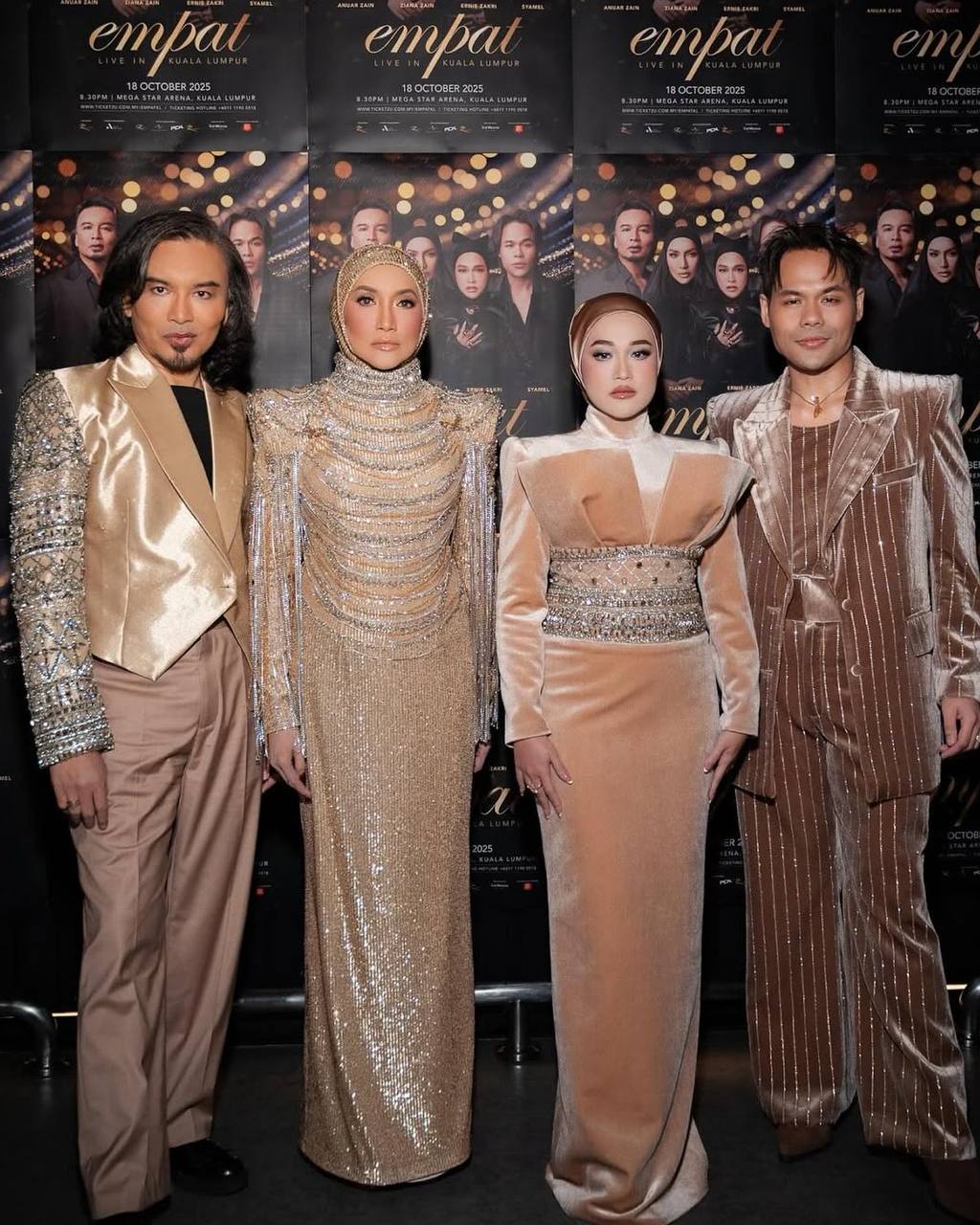 Konsert Empat Sukses Hibur 4,500 Pemimat, Menifestasi Ziana Zain, Anuar Zain, Ernie Zakri & Syamel Jadi Kenyataan! 12 Konsert Empat Sukses Hibur 4,500 Pemimat, Menifestasi Ziana Zain, Anuar Zain, Ernie Zakri & Syamel Jadi Kenyataan!