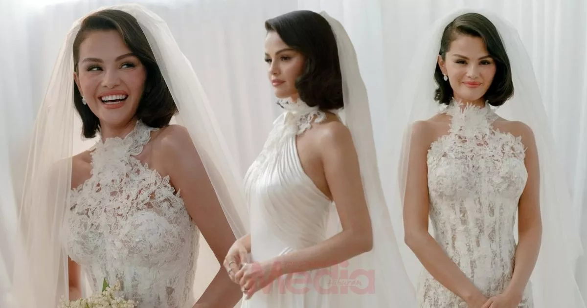 Selena Gomez Tampil Anggun Dengan Gaun Perkahwinan Rekaan Ralph Lauren