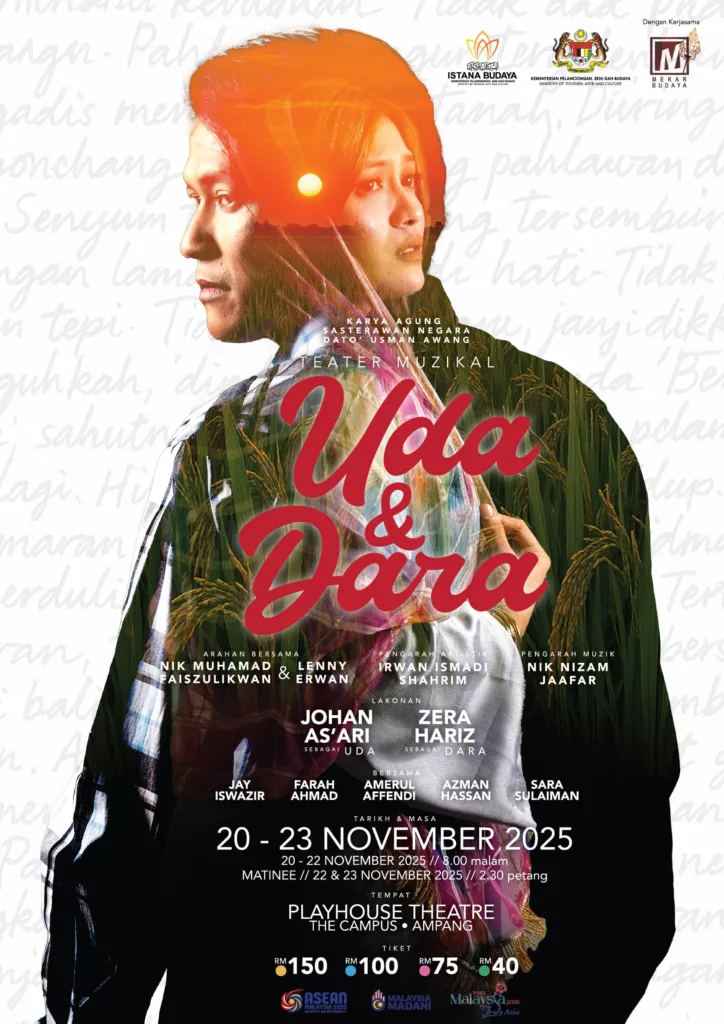 Uda & Dara Kembali Dipentaskan! Istana Budaya Hidupkan Semula Karya Ikonik Usman Awang Dalam Versi Muzikal Kontemporari