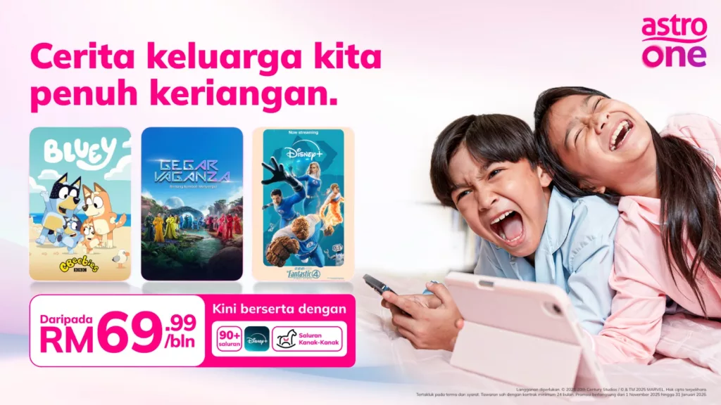 Cuti Hujung Tahun Dah Dekat! Apa Aktiviti Anda? Ini Cara Astro One Buat Momen Keluarga Lebih ‘Happening’