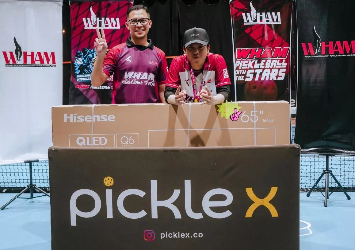 Rezeki RM10,000, Telefon Pintar & TV 65 Inci! – Ezaidi Aziz & Nazrin Zulkafli Juara WHAM Pickleball, Ayie Floor 88 Pula Menang Cabutan Bertuah Utama