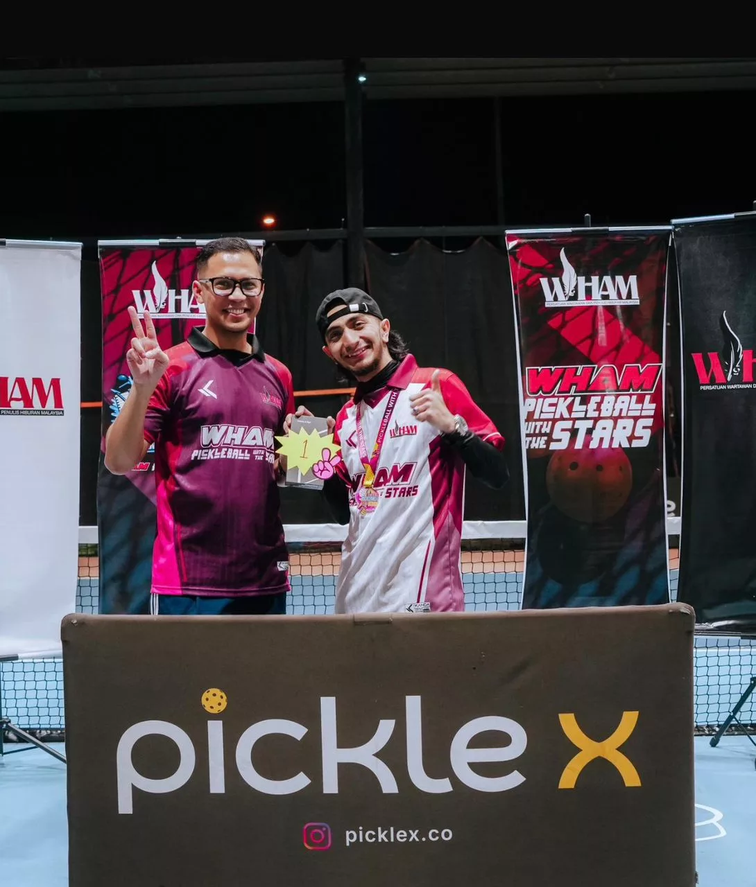Rezeki RM10,000, Telefon Pintar & TV 65 Inci! – Ezaidi Aziz & Nazrin Zulkafli Juara WHAM Pickleball, Ayie Floor 88 Pula Menang Cabutan Bertuah Utama