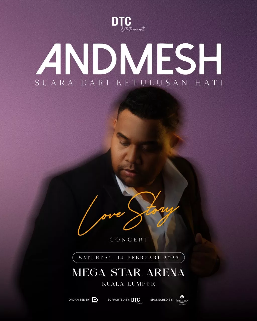 Andmesh ‘Comeback’ Dengan Konsert Paling Emosional Buat Peminat Malaysia, 14 Februari 2026 Jadi Lebih Bermakna!