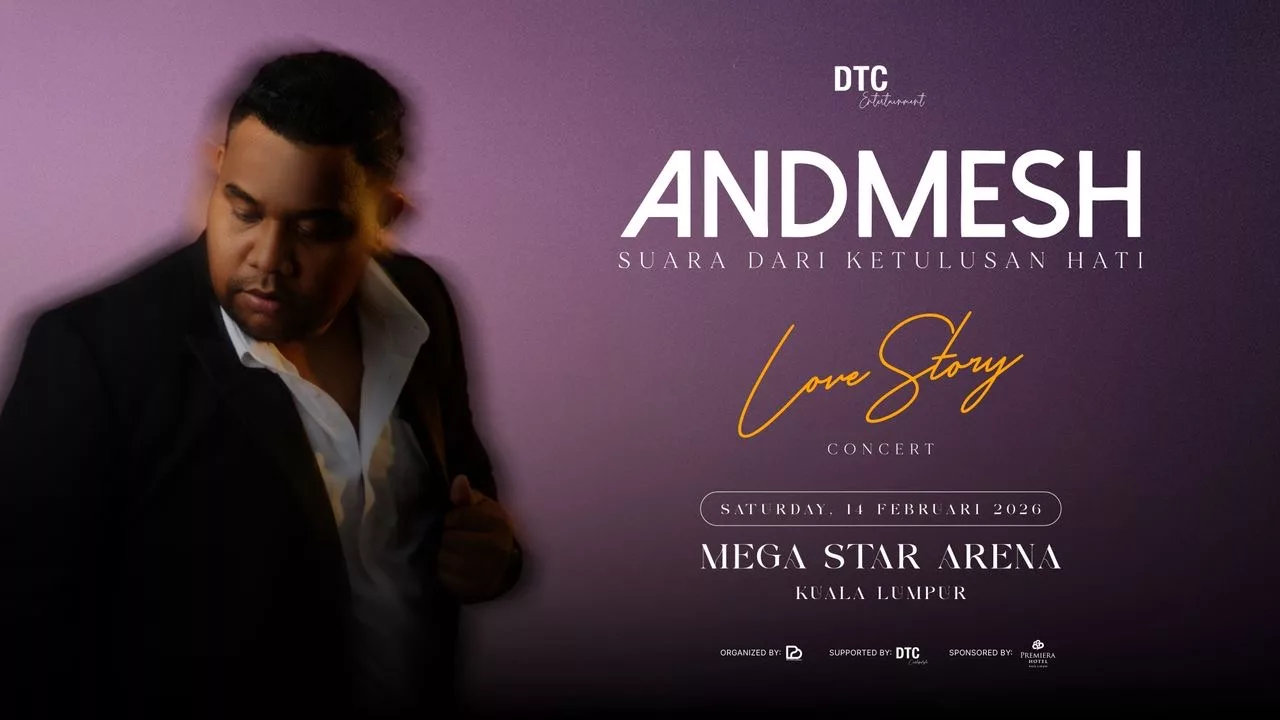 Andmesh ‘Comeback’ Dengan Konsert Paling Emosional Buat Peminat Malaysia, 14 Februari 2026 Jadi Lebih Bermakna!