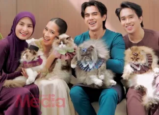 Revolusi Baju Raya Si Bulus! Amri Aziz & Zarol Zarif Perkenal Bib Raya Kucing Pertama Di Malaysia, Lantik Ara Johari & Wany Hasrita Sebagai ‘Muse’