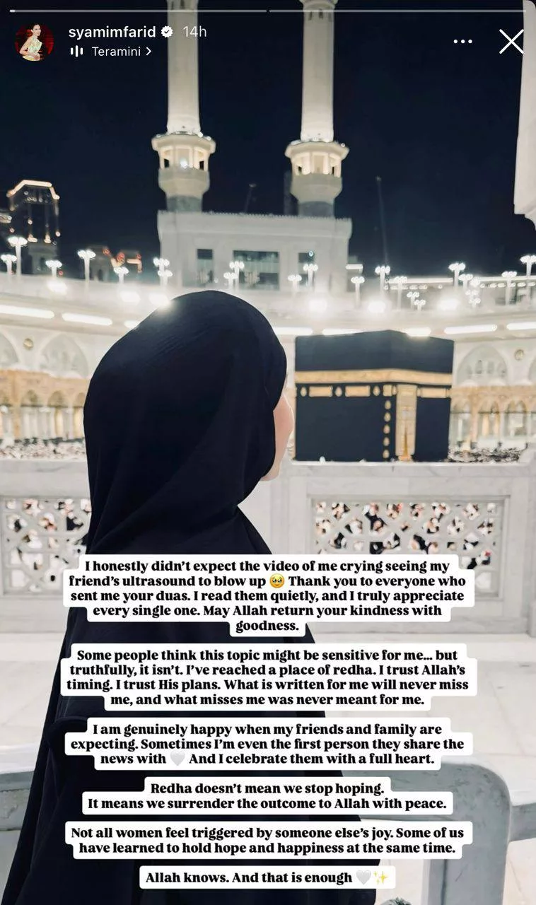 “Bukan Bermaksud Berhenti Berharap…,” – Video Tangis Lihat Ultrasound Teman Tular, Syamim Farid Reda Soal Zuriat 5 “Bukan Bermaksud Berhenti Berharap…,” – Video Tangis Lihat Ultrasound Teman Tular, Syamim Farid Reda Soal Zuriat