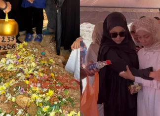 Andre Mikhail Selamat Dikebumi, Keluarga & Rakan Artis Hadir Beri Penghormatan Terakhir Buat Anak Sulung Amyza Aznan