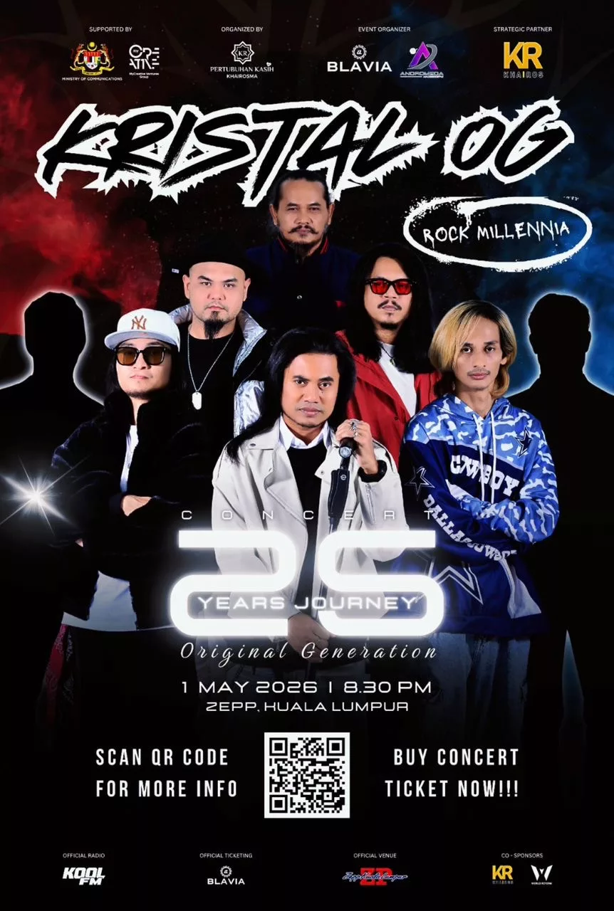 “Kami Akan All Out,” – 25 Tahun Dalam Satu Malam! Konsert OG Kristal Satukan Legasi, Nostalgia & Semua Ahli Di Pentas Ikonik