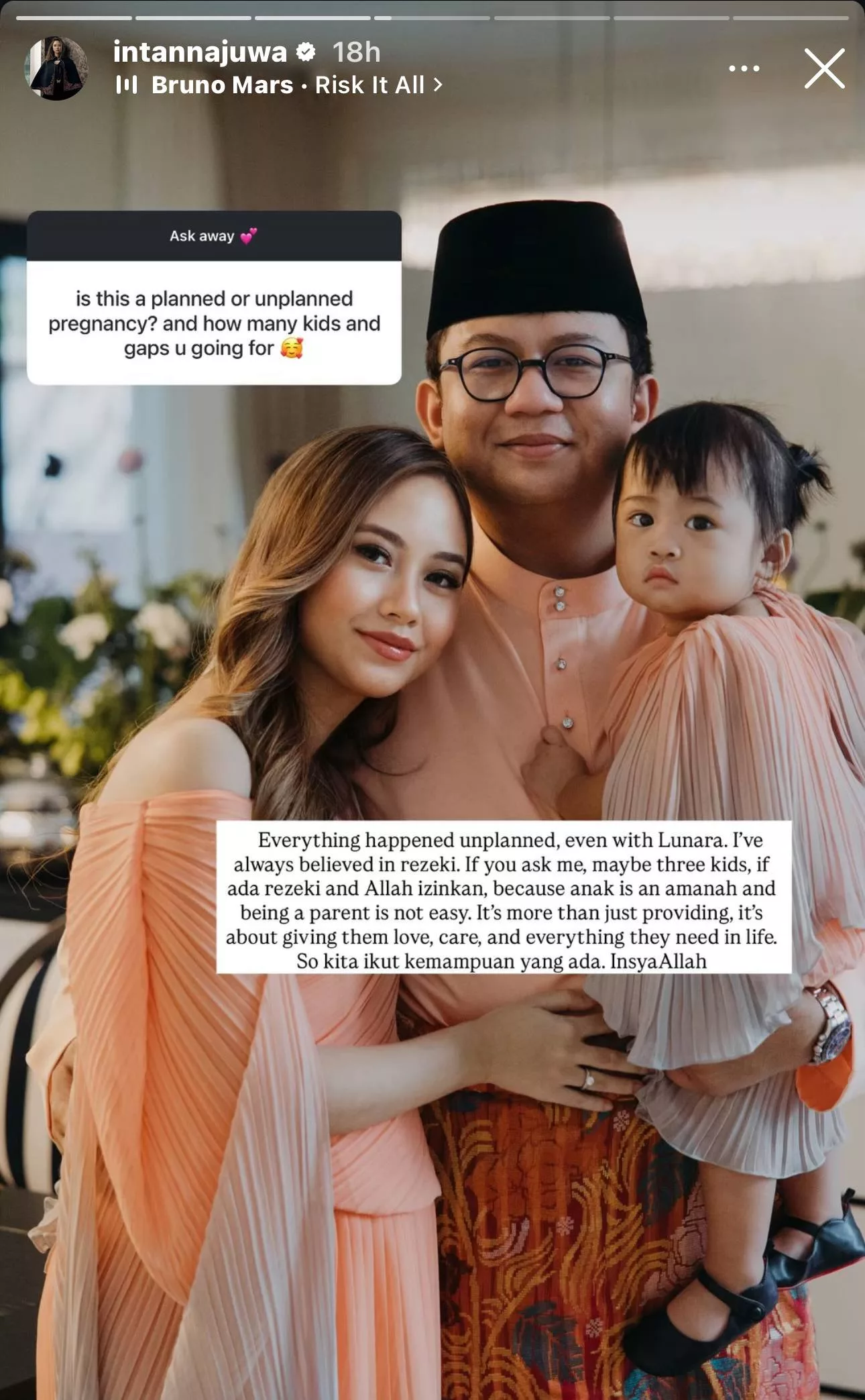 Rasa Nak Minum Pencuci Pinggan & Suka Bau Kotak Kasut, Intan Najuwa Dedah Banyak Ngidam Hal Pelik Ketika Hamil