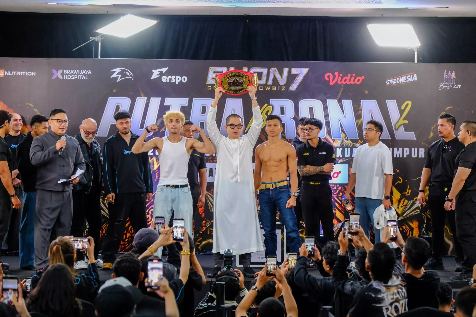 Kharisma Music Teruja Bawakan BYON7 Ke Kuala Lumpur, Aksi Petarung Malaysia & Indonesia Jadi Tumpuan