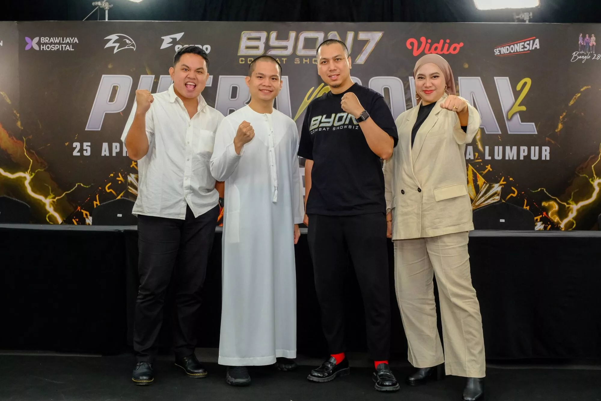 Kharisma Music Teruja Bawakan BYON7 Ke Kuala Lumpur, Aksi Petarung Malaysia & Indonesia Jadi Tumpuan