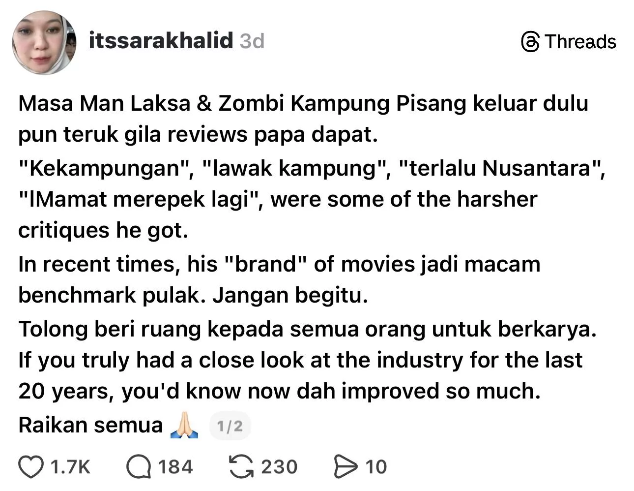 “Dulu Filem Papa Dilabel Kekampungan, Merepek,” – Karya Bapa Kini Jadi Penanda Aras, Anak Mamat Khalid Dedah Karya Arwah Bapa Pernah Dikecam Teruk